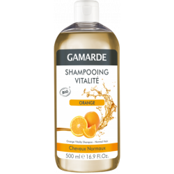 Gamarde Shampooing Vitalité Orange Cheveux Normaux Bio 500 ml