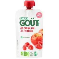 GOOD GOUT BABY POMME GALA FRAMBOISE BIO - 120g