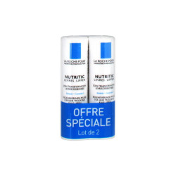 LA ROCHE POSAY NUTRITIC Stick Lèvres - Lot de 2x4,7ml