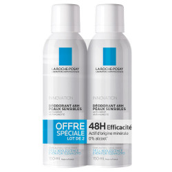 LA ROCHE POSAY 48H DEODORANT Spray - Set of 2x150ml