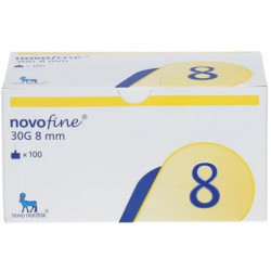 NOVOFINE Plus Aiguilles pour Stylos 30G 8mm - 100 Pièces