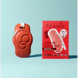 FOAMIE SHAMPOING SOLIDE CHEVEUX COLORES A L'HUILE DE FRAMBOISE