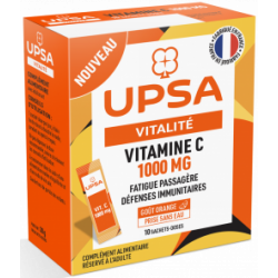 UPSA Vitamine C 1000mg Goût Orange - 10 Sachets