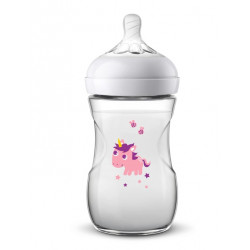 AVENT BIEBERON NATURAL LICORNE - 260ml