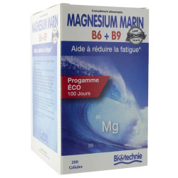 BIOTECHNIE COSMEDIET AQUATECHNIE MAGNESIUM B6 B9 - 2x100 Gélules