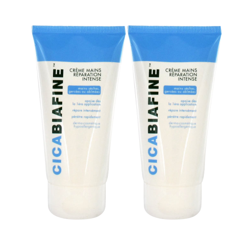 Cicabiafine Crème mains réparation intense - 2x75ml