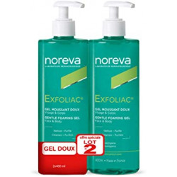 NOREVA EXFOLIAC GEL MOUSSANT DOUX - 2x400ml