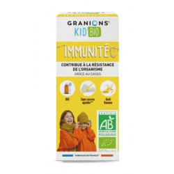 GRANIONS KID BIO IMMUNITE - SIROP AUX PLANTES GOUT BANANE -