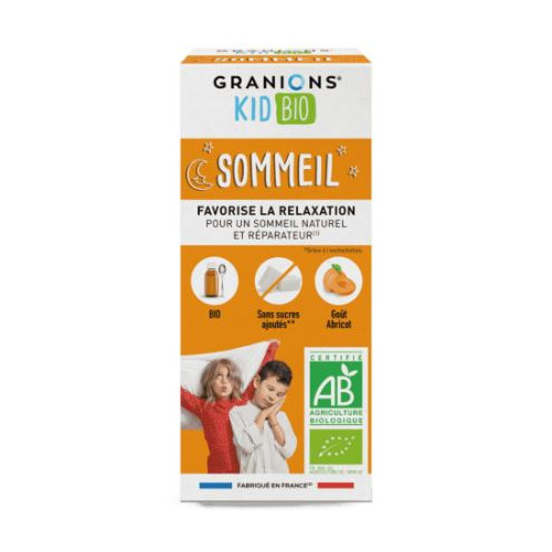 GRANIONS KID BIO SOMMEIL - SIROP AUX PLANTES GOUT ABRICOT -