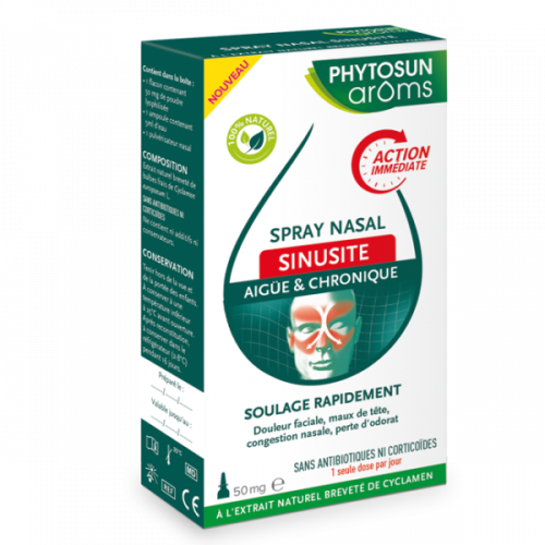 PHYTOSUN SPRAY NASAL SINUSITE - 50mg