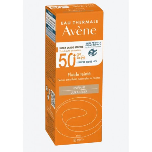 AVÈNE SOLAIRE Fluide Teinté SPF 50+ - 50ML