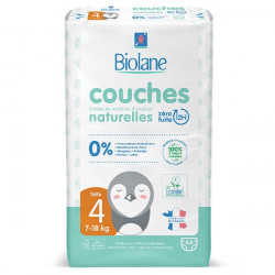 BIOLANE Couches écologiques Taille 4 - 44 Couches