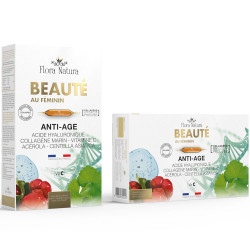 FLORA NATURA COMPLEX BEAUTÉ AU FÉMININ ANTI-AGE - 20 Ampoules