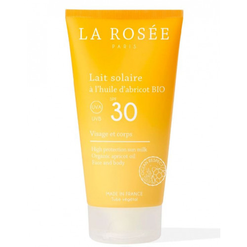 LA ROSEE LAIT SOLAIRE SPF30 A L'HUILE D'ABRICOT BIO - 150ml