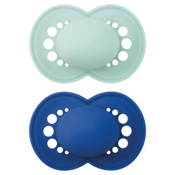 MAM N°67 Original Silicone 6+ Mois - 2 Sucettes