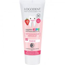 LOGONA LOGODENT DENTIFRICE KIDS ENFANT ARÔME FRAISE BIO - 50ml