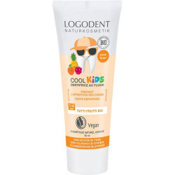 LOGONA LOGODENT DENTIFRICE KIDS ENFANT ARÔME TUTTI FRUTI BIO -