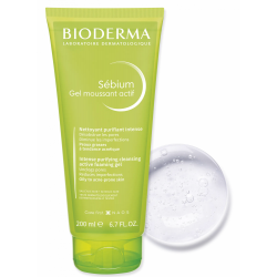 BIODERMA SEBIUM Gel Moussant Actif - 200ml