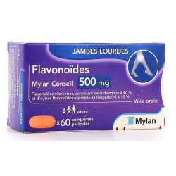 FLAVONOÏDES MYLAN 500mg - 60 Comprimés