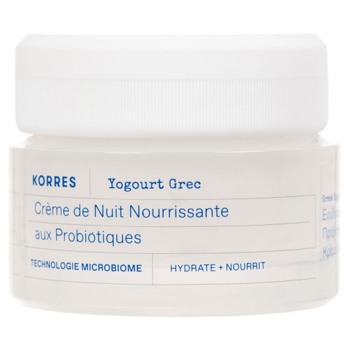 KORRES CRÈME DE NUIT NOURRISSANTE AUX PROBIOTIQUES & YAOURT