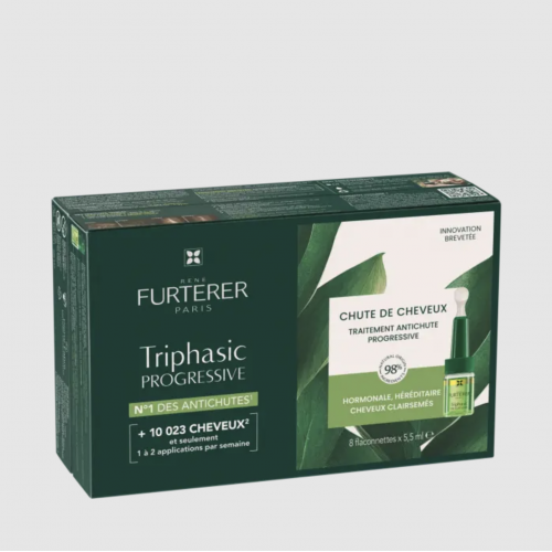 FURTERER TRIPHASIC PROGRESSIVE Sérum Antichute - 8x5,5ML