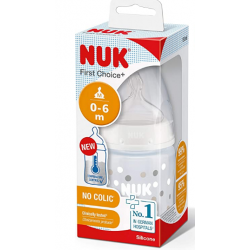 NUK Biberon Anti-Colique Temperature Control 0 à 6 Mois - 150ml