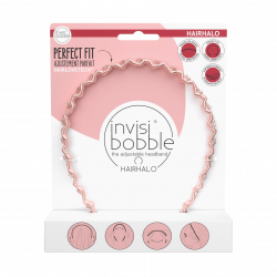 INVISIBOBBLE HAIRHALO Pink Sparkle - 1 Serre-tête Rose