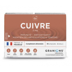 Granions Cuivre - Complément alimentaire - 30 ampoules