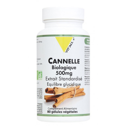 VITALL+ CANNELLE 500MG - 80 Capsules