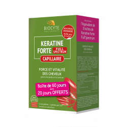 BIOCYTE KERATINE FORTE FULL SPECTRUM Capillaire - Lot de 3 x 40