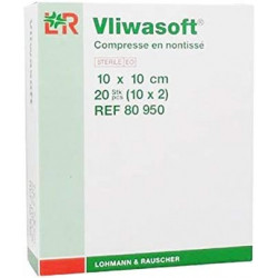 VLIWASOFT COMPRESSE NON TISSÉE Stérile 10x10cm - 10 Sachets de