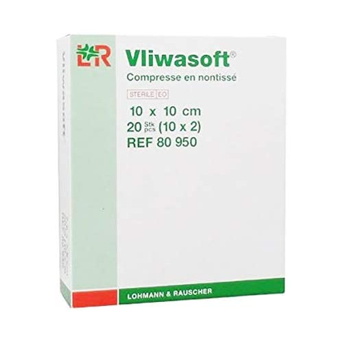 VLIWASOFT COMPRESSE NON TISSÉE Stérile 10x10cm - 10 Sachets de