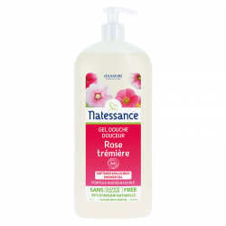 NATESSANCE Gel douche Rose...