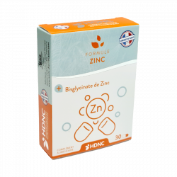 HDNC Complémentaire Alimentaire Bisglycinate de Zinc - 30