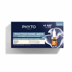 PHYTO PHYTOCYANE Traitement Antichute Homme - 12 Fioles x 3.5ml