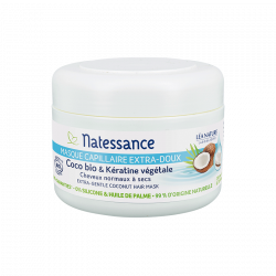 NATESSANCE Masque Capillaire Extra-Doux Coco BIO - 200ml