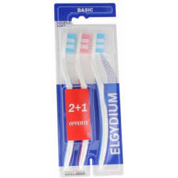 ELGYDIUM BROSSE A DENTS Basic Souple - Trio 2+1