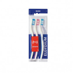 ELGYDIUM BROSSE A DENTS Basic Souple - Trio 2+1