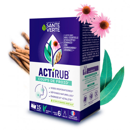 SANTE VERTE ACTIRUB Coup de Froid - 15 Sachets