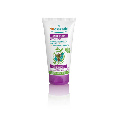 PURESSENTIEL ANTIPOUX Shampooing Masque Traitant Anti-Poux 2 en