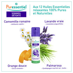 PURESSENTIEL SOMMEIL DÉTENTE Spray Aérien Sommeil Détente aux