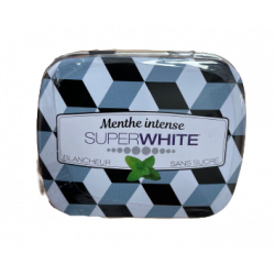 SUPERWHITE MINIMINT BLACK EDITION Menthe Intense - 50 Pastilles