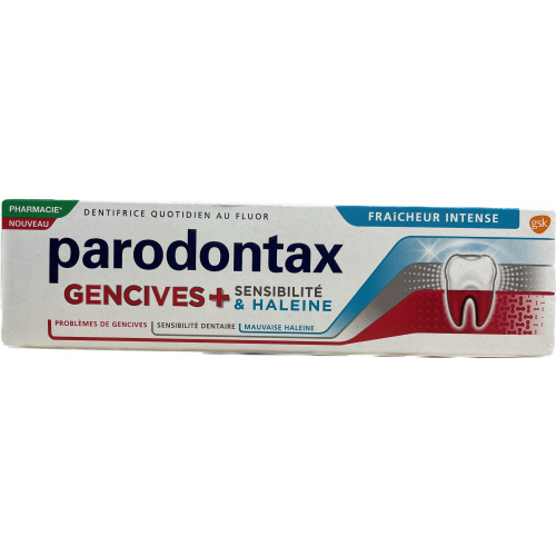 PARODONTAX DENTIFRICE Gencives+ Sensibilité et Haleine - 75ml