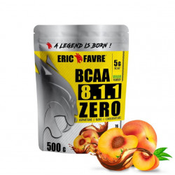 ERIC FAVRE BCAA 8.1.1 ZERO Vegan Goût Pêche - 500g