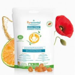 PURESSENTIEL - Aroma Stress Gummies Stress Goût Mandarine - 45