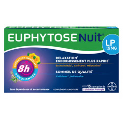 EUPHYTOSE NUIT - LP 1,9MG Relaxation Endormissement Plus Rapide