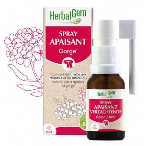 HERBALGEM - Spray Apaisant Gorge - 15ml