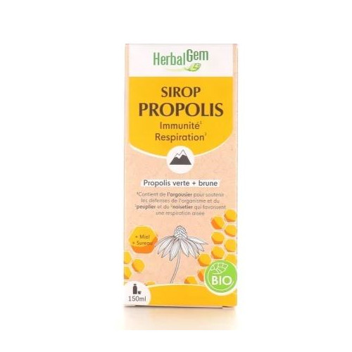 HERBALGEM - Sirop Propolis Immunité et Respiration - 150ml