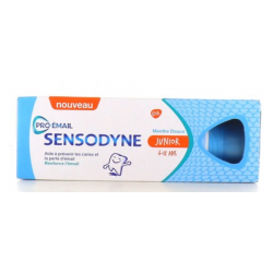 SENSODYNE PRO-ÉMAIL Junior 6-12 ans Menthe Douce - Lot de 2x50ml