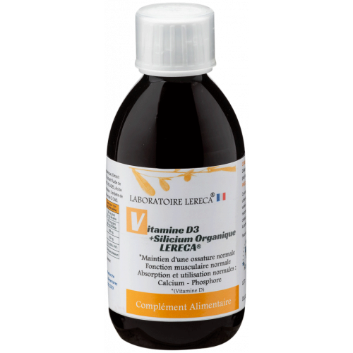 LERECA Vitamine D3 et Silicium Organisme - 250ml